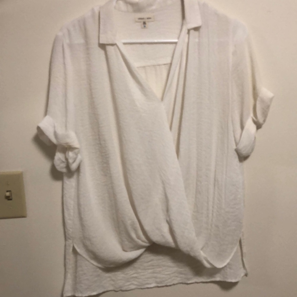 Silence and noise blouse